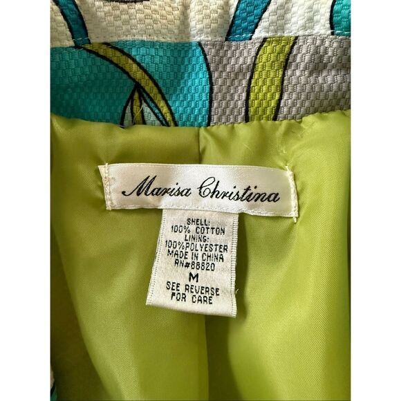 Marisa Christina Floral Crop Jacket / Blazer (Size M) - Picture 10 of 10